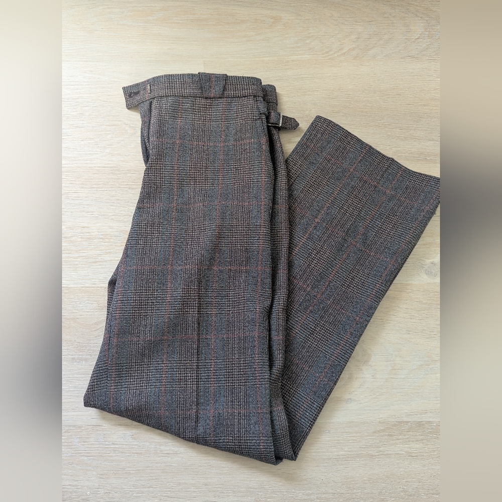 Women's Classic Plaid Trousers
